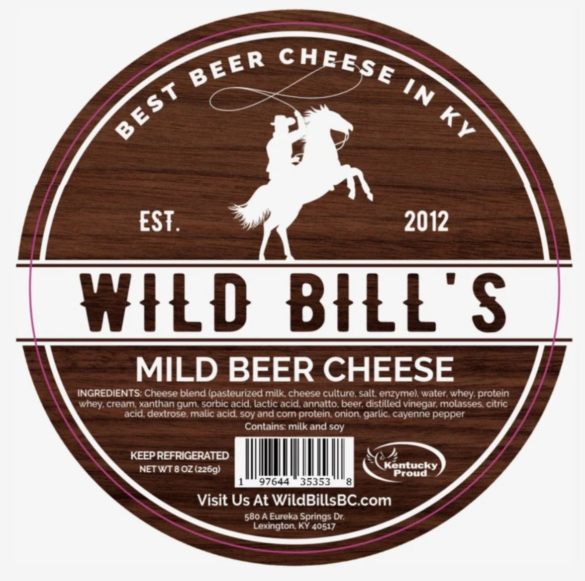 Wild Bill’s Beer Cheese - 5lb Tub - Mild