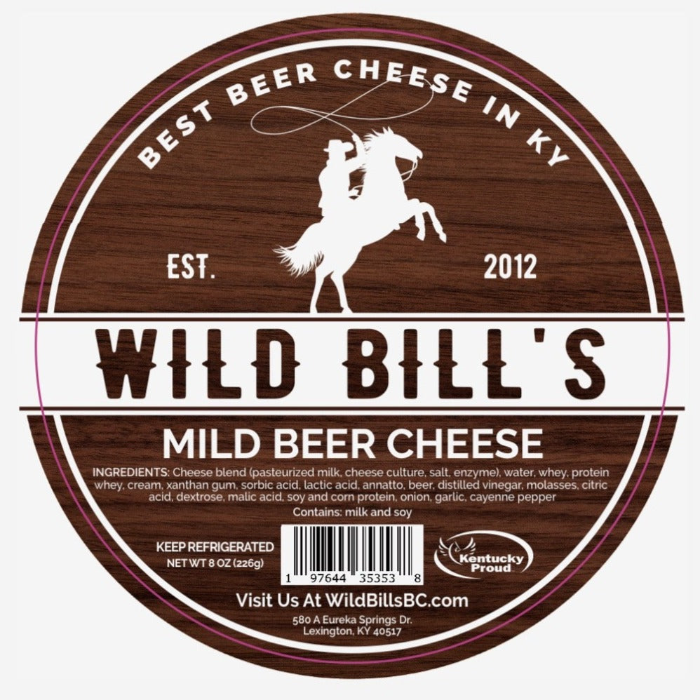 Wild Bill's Beer Cheese Mild - 8oz